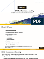 Mech BSN 17.0 M07 Mesh Nonlinear Adaptivity