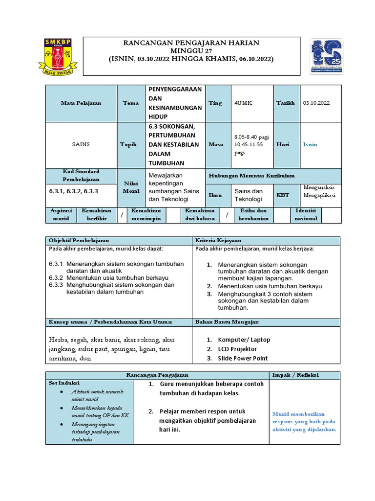 Rancangan Pengajaran Sains dan Fizik | PDF | Karier & Perkembangan