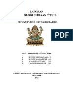 Laporan Praktikum Teknologi Sediaan Steril - Sitostatika