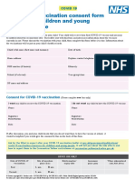 UKHSA COVID 19 Consent Form CYP