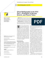 AJR Chest Radiography in The ICU Parte I 2012