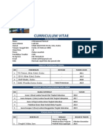 Curiculum Vitae (Daftar Riwayat Hidup)