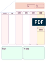 Planner semanal mensal