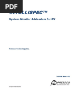 Intellispec™: System Monitor Addendum For SV