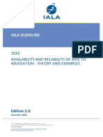 IALA Guideline 1035 - Calculating Aids to Navigation Availability and Reliability