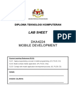 Labsheet Dka4224 - Toast