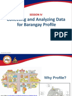 Day 1 - Session 4 - Collecting and Analysing Data For Barangay Profile