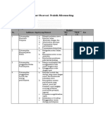 Microteaching Observasi Format