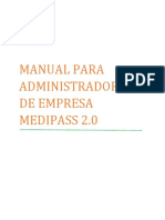 Manual para Administradores de Empresa Medipass