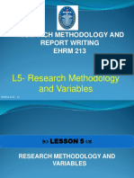 5-Research Methodology and Variables