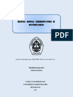 Buku Saku Observasi and Interview