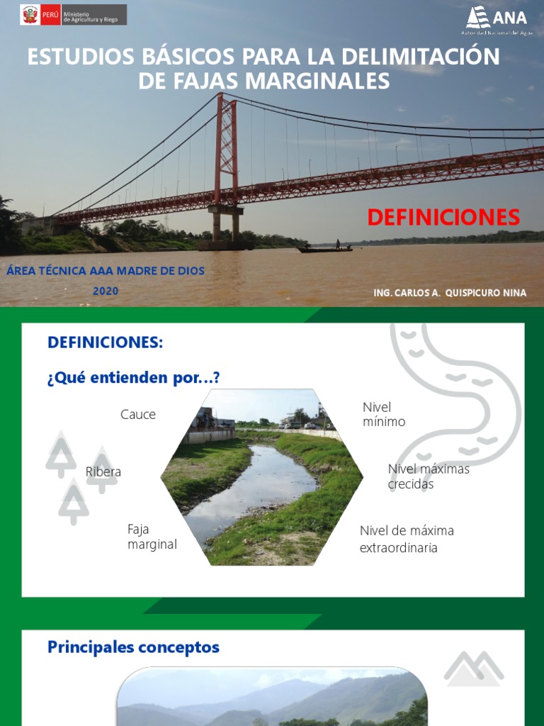 Delimitación de Fajas Marginales | PDF | Cuenca de drenaje ...