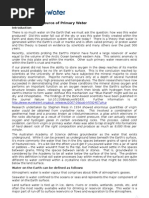 Download Primary Water Theory by Primary Water SN6190656 doc pdf