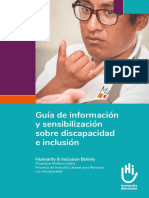 Guía de Información y Sensibilización Discapacidad e Inclusion