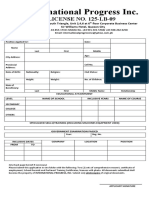 Application Form