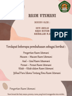 RASM UTSMANI DAN PENULISANNYA