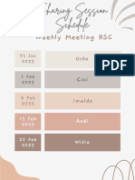 Cute Abstarct Nude Colors Note Daily Schedule Staying Positive at Home - Poster