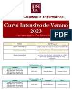 Horario Cursada