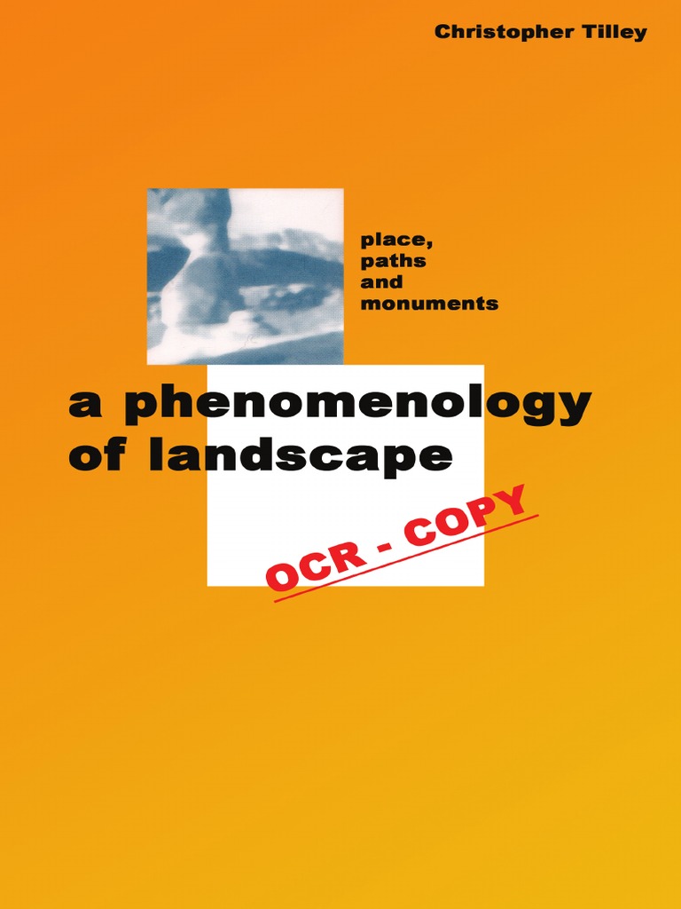 TILLEY 1994 A Phenomenology of Landscape PDF Space Archaeology