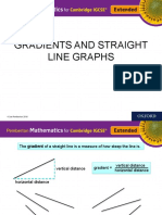 A5-Gradients and Straight Line Graphs