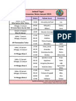 Jadwal Pemazmur Jan 2023