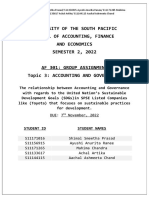 Relationship Between Accounting, Governance and SDGs in SPSE Listed Companies