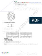2019 Soal OSN - 2 - Uraian Matik SD