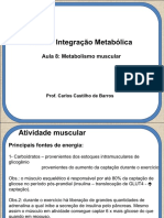 Aula 9 Metabolismo Muscular