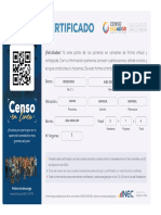Certificado Censo Linea 0918210113