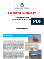 Executive Summary For Start Up Air Charter Company - 19 Sep 2022