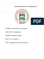 Olaya - Carlos - Interpretacion Fisica de La Derivada