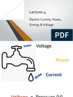 Electric Current, Power and Energy