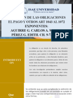 Extincion de Las Obligaciones