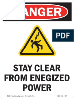 Stay Clear From Energize Power