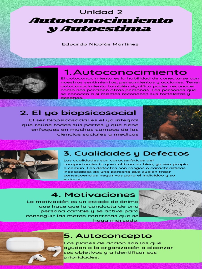 Autoconocimiento y Autoestima: Unidad 2 | PDF | Autoestima | Motivación