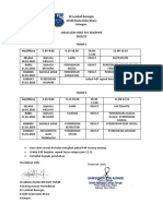 Jadual UASA 2023