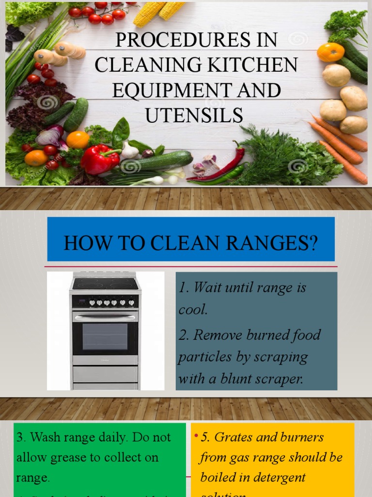 Lesson 2 - Procedures in Cleaning Utensils and Equipment | PDF | Water ...