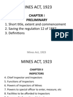 Lect 1 Mines Act 1923