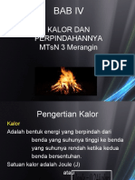 Kelas 7 Kalor Dan Perpindahannya Mtsn3 Merangin