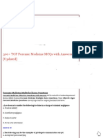 Forensic Medicine MCQs