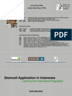 Bp. Indra Bachtiar, dr., Ph.D- Application of Stem Cell in Indonesia