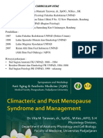 Climacteric and Post Menopause Syndrome and Management - Dr. Vita Muniarti Tarawan, SP - OG., M.Kes