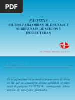 Drenaje de Suelos y Estructuras Con El Filtro PAVITEX Ver1
