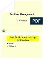 Saleque Fertilizer Management