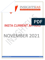 INSTA November 2021 Current Affairs Compilation