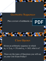 Grade 12 Geometric Sequences