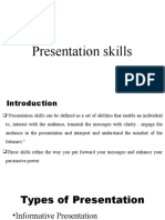 Presentaiton Skills