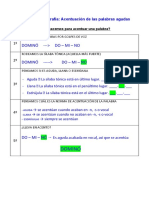 Acentuación Agudas