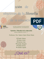 Introducción de Objetivos de La Filosofia de La Educación Final.