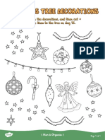 Day 12 - Christmas Tree Decorations Cut Outs